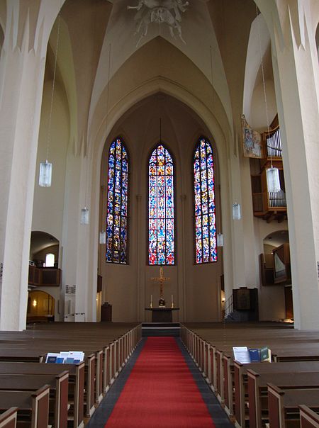 Bonn, Kreuzkirche Innenansicht