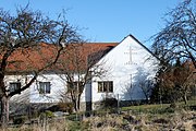 Dům v ulici Pod Skálou. Boršově nad Vltavou, okres České Budějovice. English: House in Pod Skalou street in Boršov nad Vltavou, České Budějovice District, Czechia.