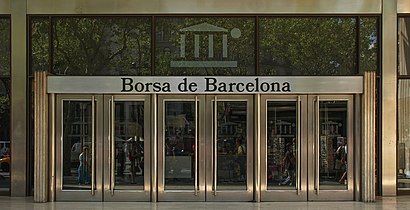 How to get to Borsa De Barcelona with public transit - About the place