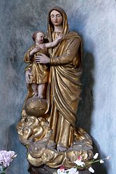 Statue de la Vierge à L'Enfant (XIXe)