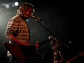 Gitarrist und Sänger Brad Dope bei einem Konzert in Pirna im Juli 2006