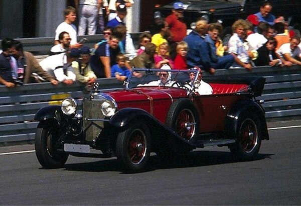 Manfred von Brauchitsch in 1986 with Mercedes-Benz K