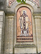 Détail de la mosaïque de Saint-Firmin, dans l'église saint Médard.