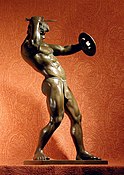 Espartaco. Escultura de bronce de David E. Henry.