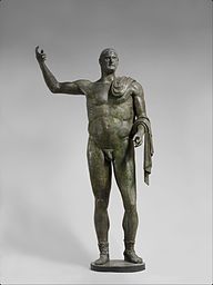 Bronze statue of the emperor Trebonianus Gallus MET DP138716.jpg