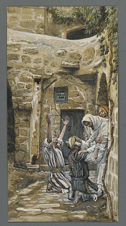 Brooklyn Museum - The Blind of Capernaum (Les aveugles de Capharnum) - James Tissot - overall