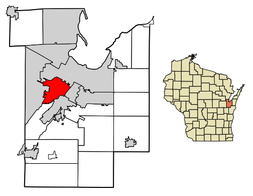 File:Brown County Wisconsin Incorporated and Unincorporated areas Ashwaubenon Highlighted.svg