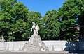 "Siegfriedbrunnen" von Emil Cauer der Jüngere, 1911, Rüdesheimer Platz, Berlin-Wilmersdorf, Deutschland