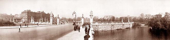 Vista de Buckingham en 1909.