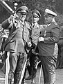 Kesselring (links) met zijn stafchef, Wilhelm Speidel (Generaal) (midden) en Hermann Göring (rechts) in 1940.