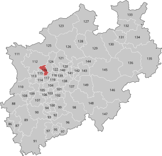 <span class="mw-page-title-main">Oberhausen – Wesel III</span> Federal electoral district of Germany