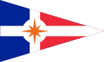 Burgee of Union Nationale pour la Course au Large.svg