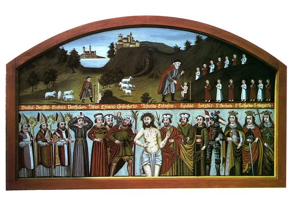 Painting of the Fourteen Holy Helpers