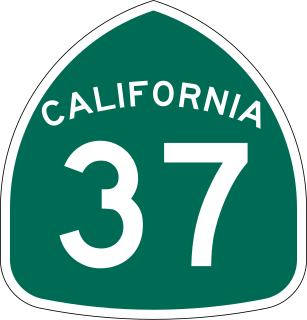 <span class="mw-page-title-main">California State Route 37</span> Highway in California