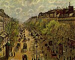 Camille Pissarro, Boulevard Montmartre om morgonen.