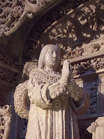 Cartuja de Miraflores (Burgos) - Tumba de Alfonso de Castilla - Detalle.jpg