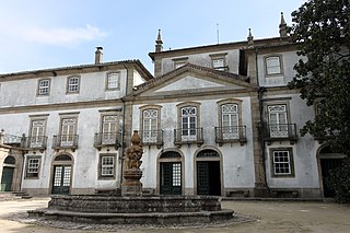 Biscainhos Museum building in Braga, Braga District, Portugal