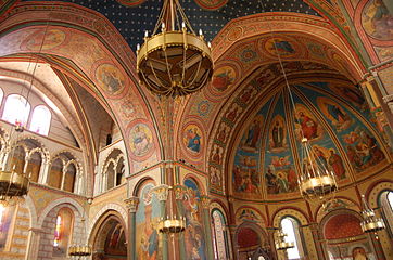 Le chœur et le transept nord