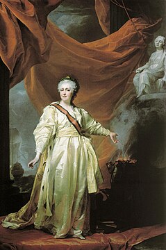Dmitry Levitzky, Catherine the Great in a Temple of Justice (1783)
