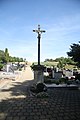 Čeština: Hřbitovní kříž na hřbitově v Rájci-Jestřebí, okr. Blansko. English: Cemetery cross at cemetery in Rájec-Jestřebí, Blansko District.