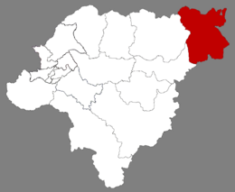 Contea di Yilan – Mappa