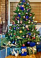 Christmas tree decorations and gifts on Christmas Eve in Brisbane, Australia, 2021.jpg