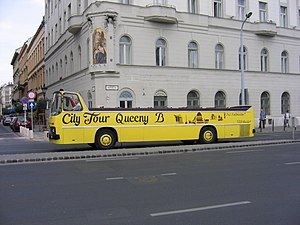 Åpen buss i Budapest, 2005.