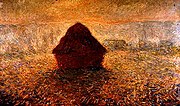 Клод Моне, Тұманды таңдағы хайстакс, 1891, canvas.jpg