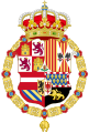 Coat of Arms of Archduke Charles as Claimant Eight half-arches crown variant
