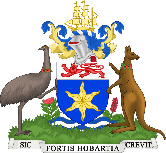 File:Coat of Arms of the City of Hobart.svg