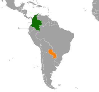<span class="mw-page-title-main">Colombia–Paraguay relations</span> Bilateral relations