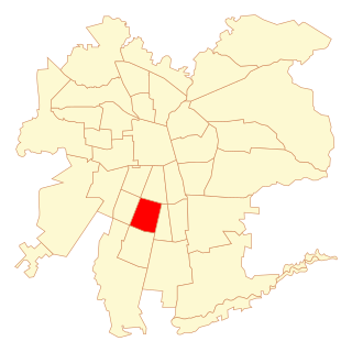 Lage von La Cisterna in der Región Metropolitana