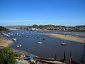 10:19, the River Conwy from the same tower