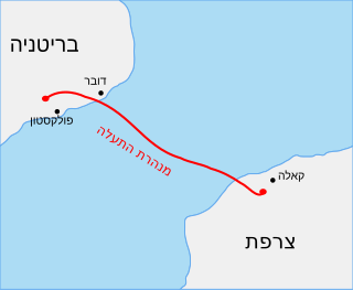 מפה של מנהרת התעלה