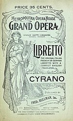 Thumbnail for Cyrano (Damrosch)