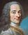 Portrait de Voltaire, d'après Maurice Quentin de La Tour.