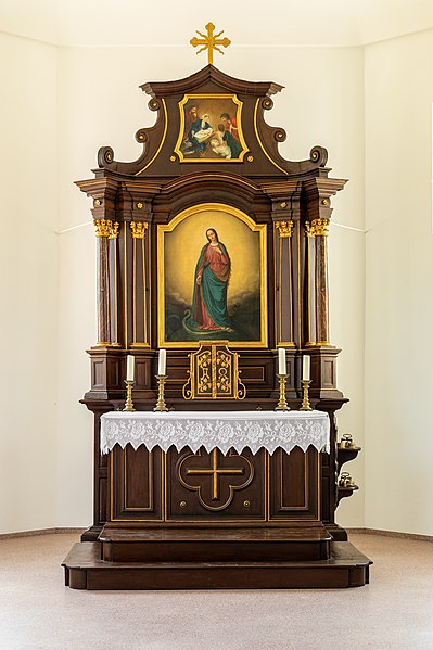 File:Dülmen, Kirchspiel, Marienkapelle Visbeck, Altar -- 2022 -- 4023.jpg