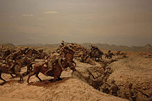 Diorama of the battle at the Australian War Memorial DIORAMA OF BATTLE OF MAGDHABA.jpg