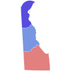 Delaware House Election Results by County, 2018.svg
