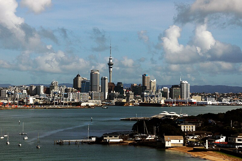 File:Devonport view of Auckland City. (12026306966).jpg