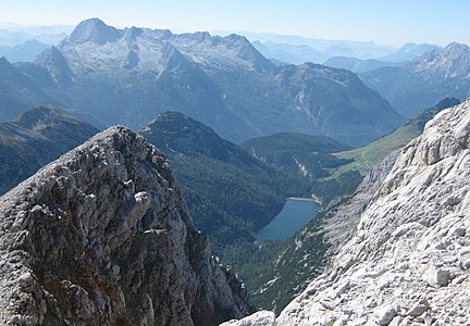 Leoganger und Loferer Steinberge (rechts) aus den Berchtesgadener Alpen