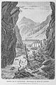 S. 336: Ansichten von der Gotthardbahn: Uebersetzung des Ticino bei Stalvedro