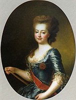 Grand Duchess Maria Fedorovna by Dmitriy Levitskiy (1780s, Kuskovo)