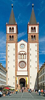 <span class="mw-page-title-main">Würzburg Cathedral</span> Church in Würzburg, Germany