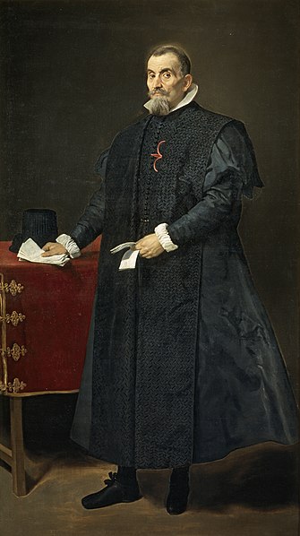 17th century Spanish judge in full gowns, by Velázquez