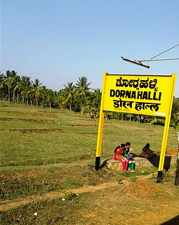 Doranahalli Village in Karnataka, India