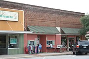 Buildings in the Downtown Douglas Historic District, Douglas, Georgia, US This is an image of a place or building that is listed on the National Register of Historic Places in the United States of America. Its reference number is 93000941.