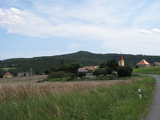 Drahoňův Újezd : vue générale.