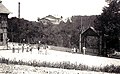 Blick auf die Bergstation mit Kesselhaus vom Kahlenberg