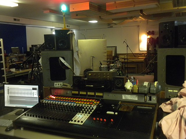 Interior of Dub Narcotic Studio